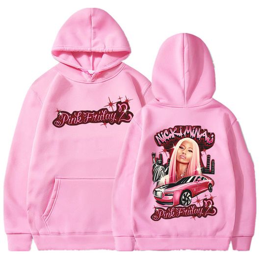 Rapper Nicki Minaj Pink Friday 2 Concert Hoodies