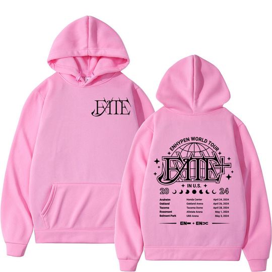 Enhypen World Tour 2024 Double Sided Print Hoodie