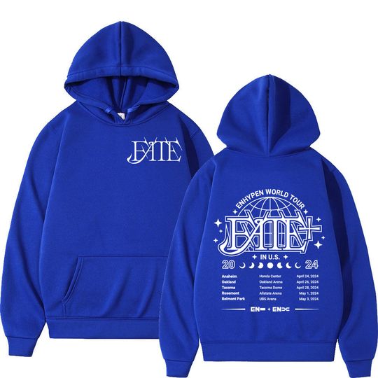 Enhypen World Tour 2024 Double Sided Print Hoodie
