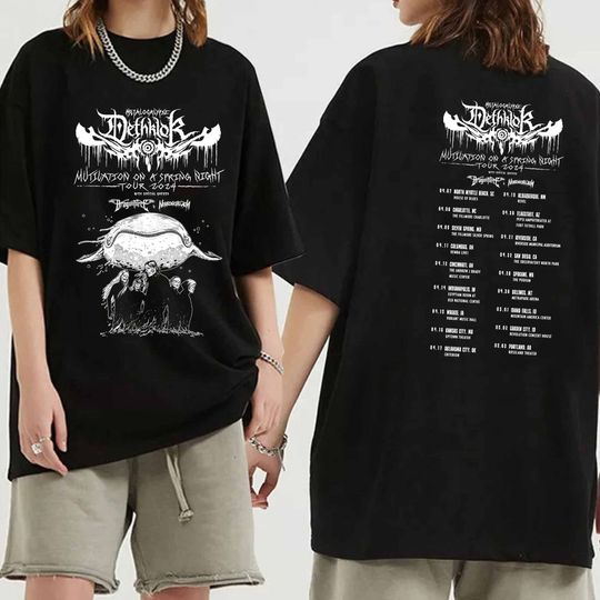 Dethklok Mutilation on a Spring Night 2024 Tour Shirt