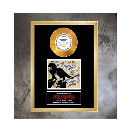 Bruce Springsteen autographed "Born to Run" Poster
