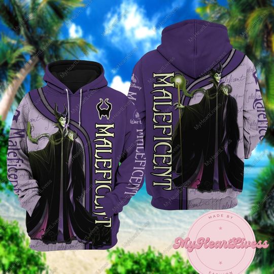 Disney Villians Maleficent 3D Hoodie