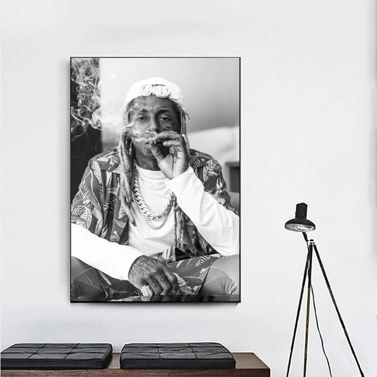 Lil Wayne Poster, Lil Wayne Concert Poster, Retro Music Poster