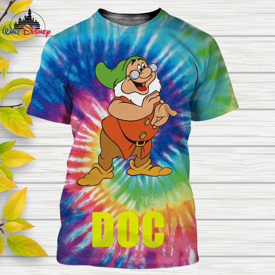 Seven Dwarfs Disney Shirt, Disney 3D Printed Shirt