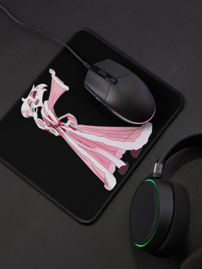 Angel Dust Hazbin Hotel Mouse Pad, Hazbin Hotel Decor