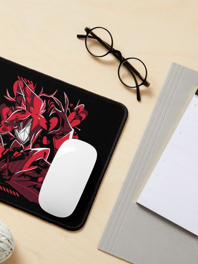 Alastor Hazbin Hotel Mouse Pad, Hazbin Hotel Decor