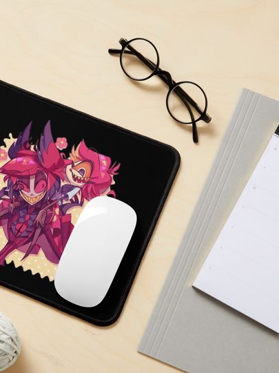 Alastor Hazbin Hotel Mouse Pad, Hazbin Hotel Decor