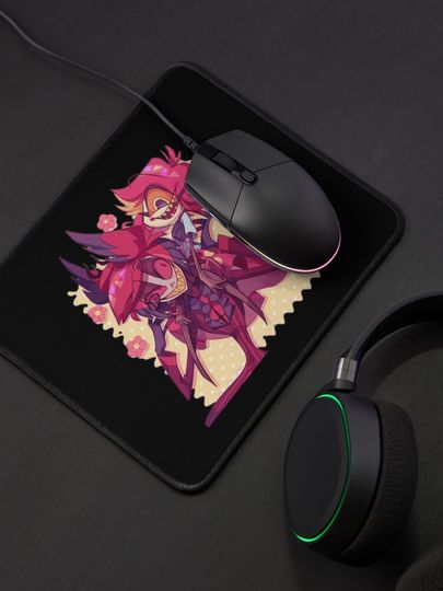 Alastor Hazbin Hotel Mouse Pad, Hazbin Hotel Decor