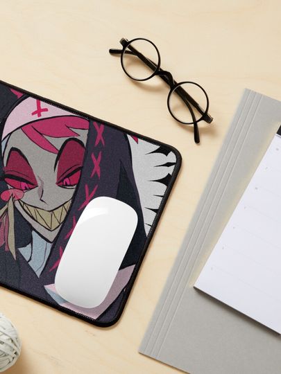 Alastor Hazbin Hotel Mouse Pad, Hazbin Hotel Decor