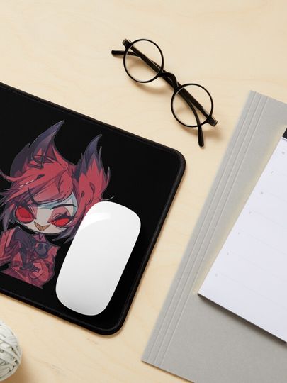 Alastor Hazbin Hotel Mouse Pad, Hazbin Hotel Decor