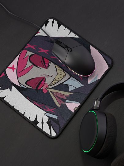 Alastor Hazbin Hotel Mouse Pad, Hazbin Hotel Decor