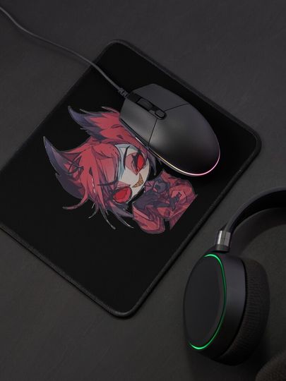 Alastor Hazbin Hotel Mouse Pad, Hazbin Hotel Decor
