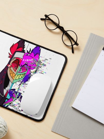 Radio Demon Hazbin Hotel Mouse Pad, Hazbin Hotel Decor