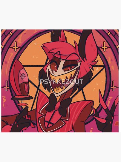 Alastor Hazbin Hotel Mouse Pad, Hazbin Hotel Decor