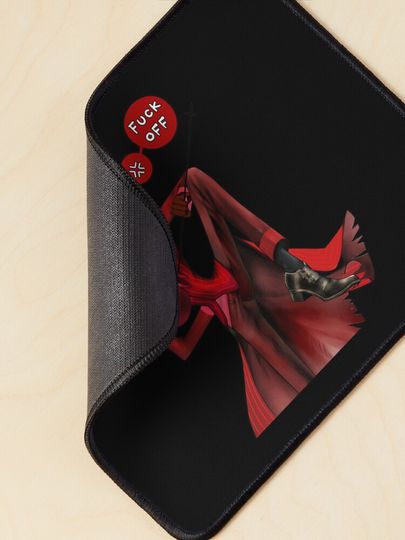 Alastor Hazbin Hotel Mouse Pad, Hazbin Hotel Decor