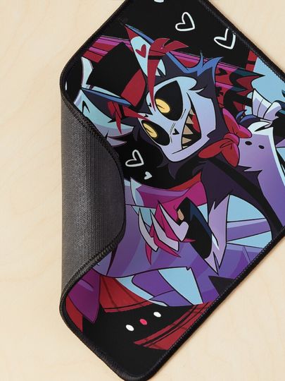 Huskerdust Hazbin Hotel Mouse Pad, Hazbin Hotel Decor