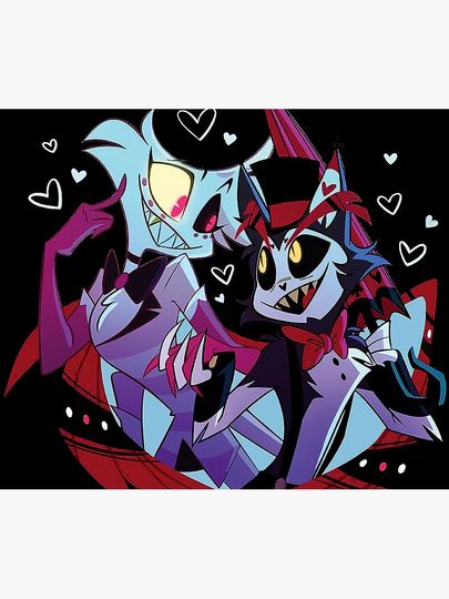 Huskerdust Hazbin Hotel Mouse Pad, Hazbin Hotel Decor