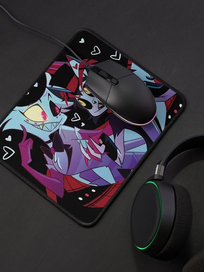 Huskerdust Hazbin Hotel Mouse Pad, Hazbin Hotel Decor