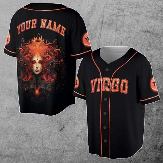 Virgo Baseball Jersey, Zodiac Jersey, Birthday Gift