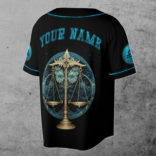 Libra Baseball Jersey, Zodiac Jersey, Birthday Gift