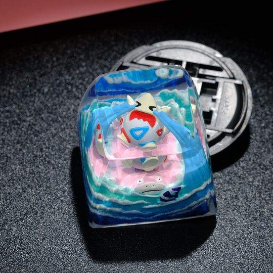 TOGEPI PKM Artisan Keycap, Spacebar Keycap, Keycap Set, Cute Keycap