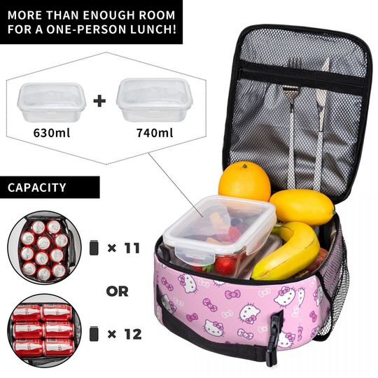 Hello Kitty Cute Lunch Bags for Kids, Cute Lunch Bag