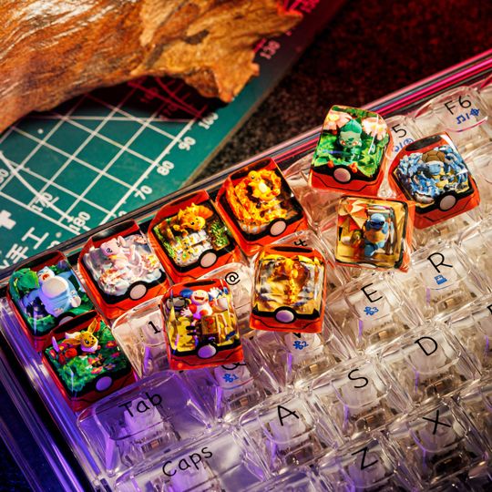 PKM Artisan Keycaps, Spacebar Keycap, Keycap Set, Cute Keycap