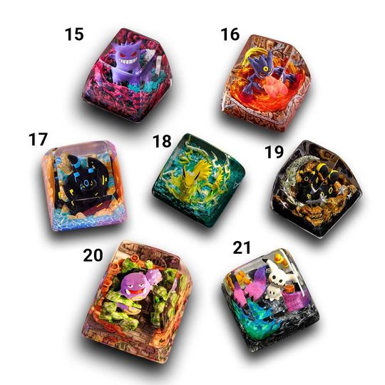PKM Artisan Keycaps, Spacebar Keycap, Keycap Set, Cute Keycap