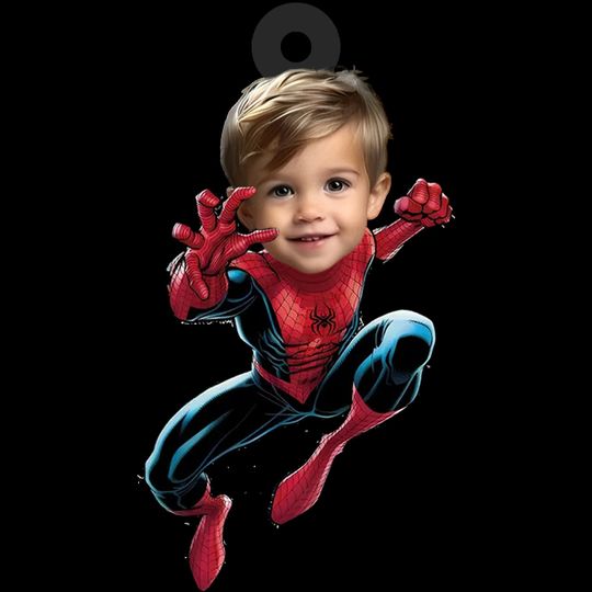 Personalized Superhero Ornament