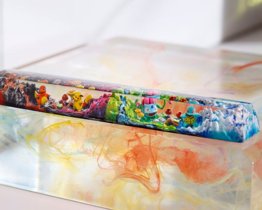 Charizard PKM Keycaps, Spacebar Keycap, Keycap Set, Cute Keycap