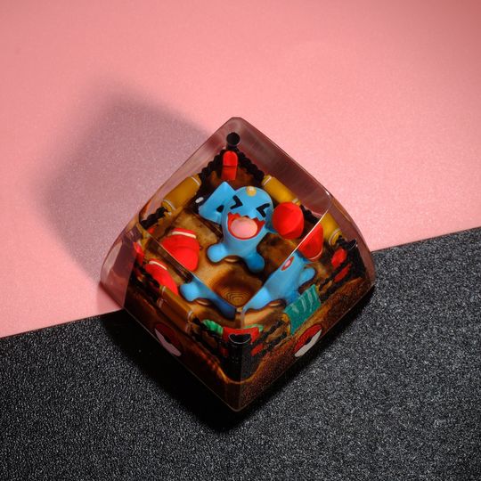 WOBBUFFET PKM Artisan Keycap, Spacebar Keycap, Keycap Set, Cute Keycap