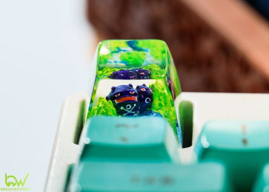WEEZING PKM Artisan Keycap, Spacebar Keycap, Keycap Set, Cute Keycap