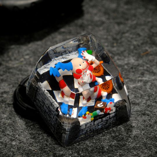 MR MIME Artisan Keycap, Spacebar Keycap, Keycap Set, Cute Keycap