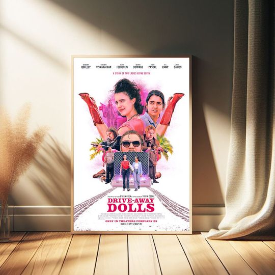 Drive-Away Dolls Movie Poster, Room Decor, Home Decor