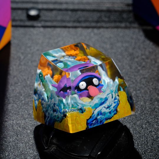 SHELLDER PKM Artisan Keycap, Spacebar Keycap, Keycap Set, Cute Keycap