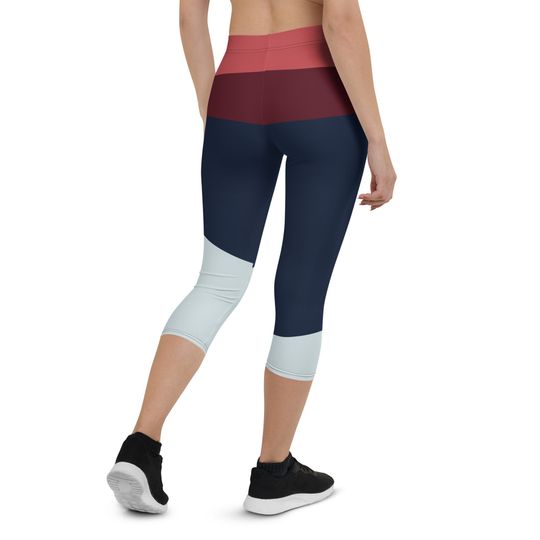 The Fighting Warrior Princess Running Costume Capri Leggings