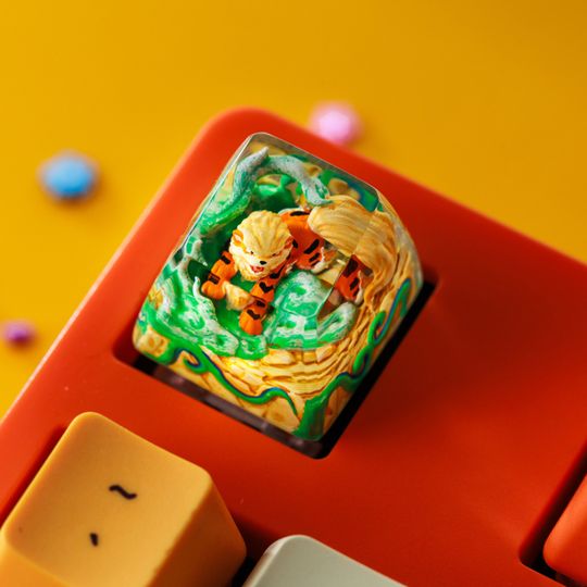 PKM Artisan Keycap, Spacebar Keycap, Keycap Set, Cute Keycap