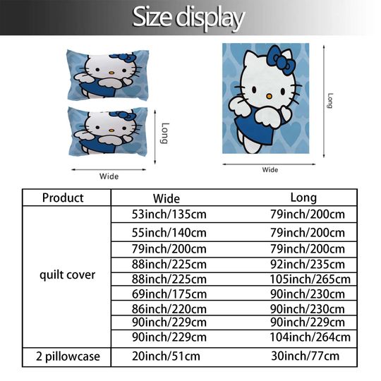 Christmas Hello Kitty Bedding Set.