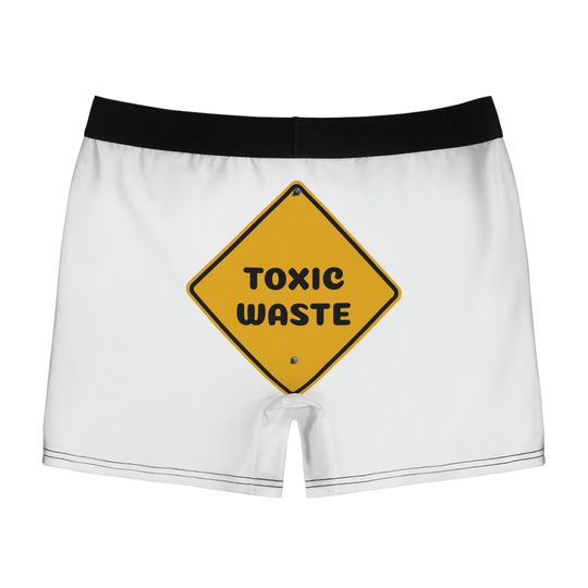 I Made Boom Boom, Toxic Waste, gag, Men's Boxer Briefs