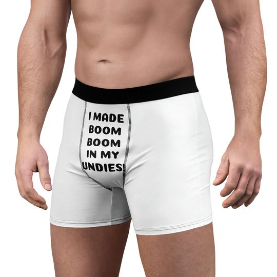 I Made Boom Boom, Toxic Waste, gag, Men's Boxer Briefs