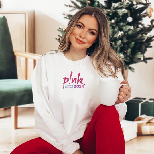 Pink Summer Tour 2024 Double Sided Sweatshirt