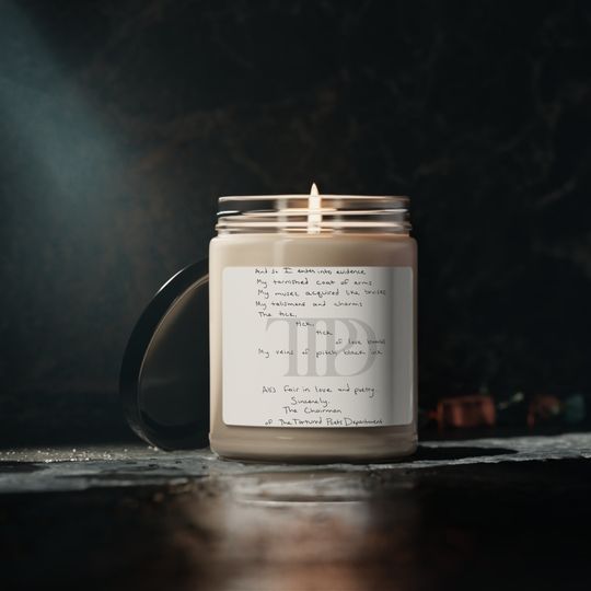TTPD Candle, The Tortured Poets Department Candle