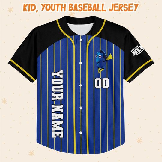 Personalized Finding Nemo Disney Baseball Jersey, Disney Jersey