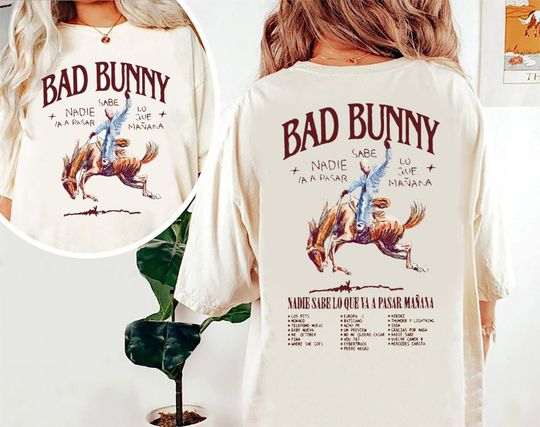 Vintage Bad Bunny Most Wanted Tour 2024 Shirt