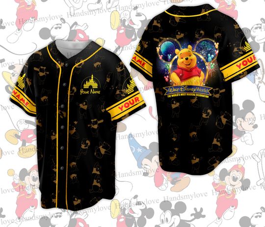 Custom Disneyland Baseball Jersey Vacation Matching