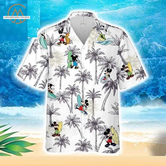 Mickey Mouse Hawaiian Shirt, Disney Vacation Shirt