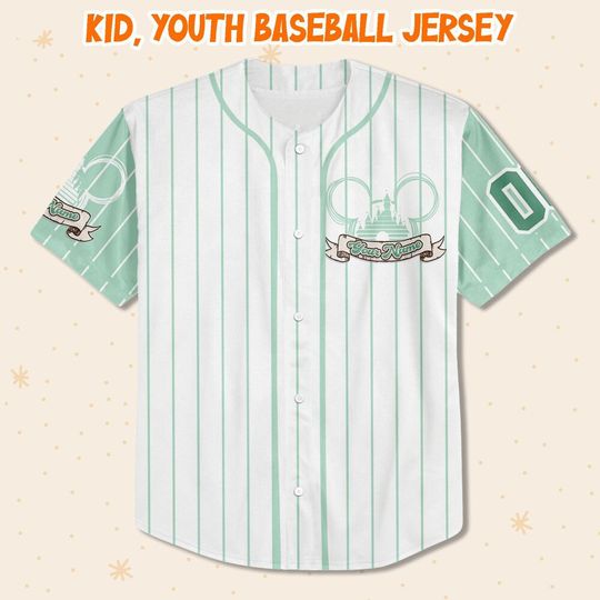 Personalize Princess Jasmine Alladin, Custom Name Disney Baseball Jersey