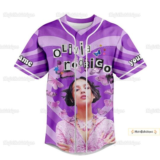 Olivia Rodrigo Jersey, Olivia Baseball Jersey