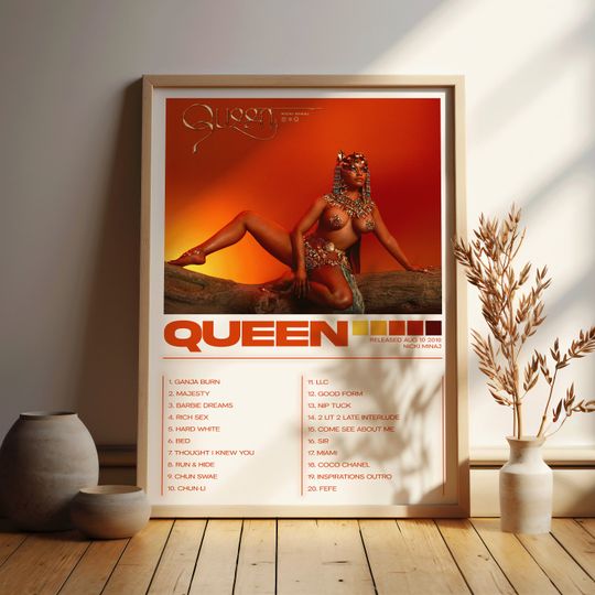 Nicki Minaj Posters 3 Pack, Nicki Minaj Albums Art Cover Wall Print
