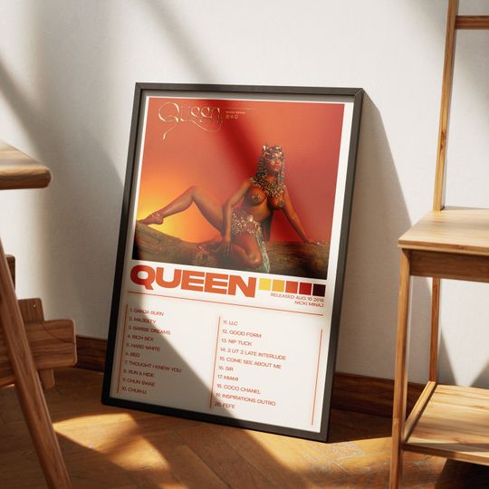 Nicki Minaj Posters 3 Pack, Nicki Minaj Albums Art Cover Wall Print